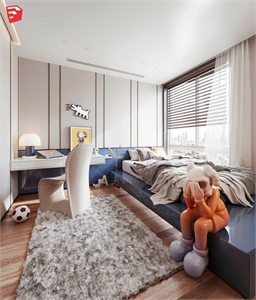 Children Room Scenes Skp FIles 